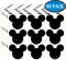 Mouse Stickers 2.62 x 2.2 Inch PVC Mic.key Stickers - 90 Pack